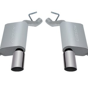 Gibson 11-18 Jeep Grand Cherokee Laredo 3.6L 2.25in Axle-Back Dual Exhaust - Aluminized