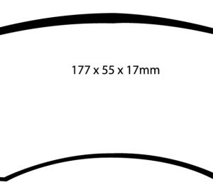 EBC 90-91 Jeep Cherokee 2.5 4WD Yellowstuff Front Brake Pads