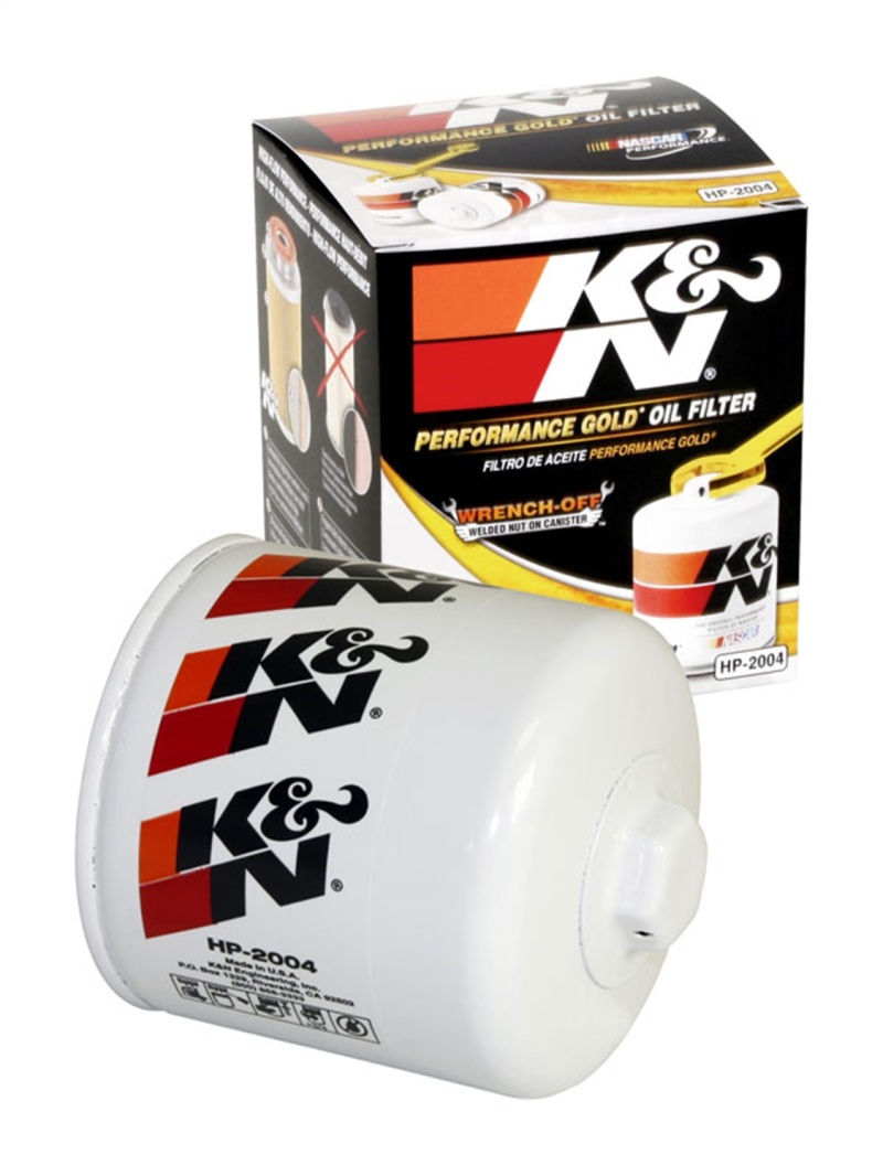 K&N 87-92 Supra Non-Turbo / 99-04 Grand Cherokee 4.0 Performance Gold Oil Filter - Image 3