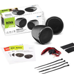 Boss Audio Systems Motorcycle Bluetooth Amplified 3in Speakers