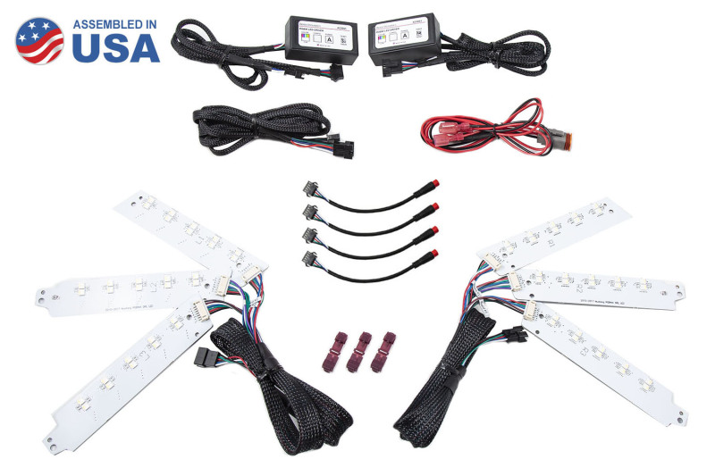 Diode Dynamics 15-17 Ford Mustang RGBW DRL LED Boards - Image 7