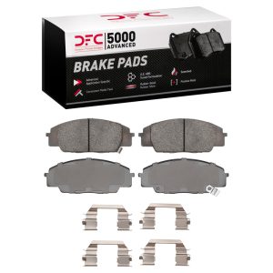 DFC 06-11 Honda Civic Sedan Front 5000 Advanced Ceramic Brake Pads and Hardware Kit