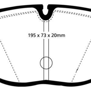 EBC 04-06 Audi TT Quattro 3.2 Yellowstuff Front Brake Pads