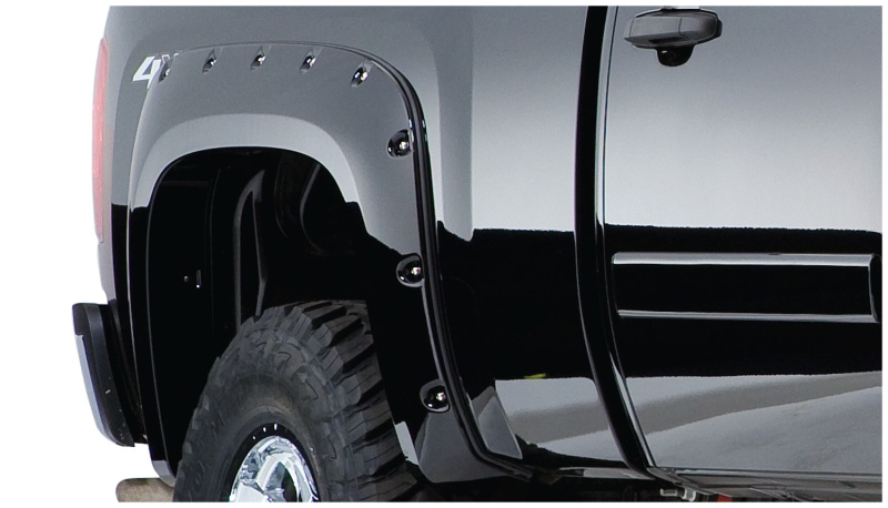 Bushwacker 84-90 Ford Bronco II Cutout Style Flares 2pc - Black - Image 7