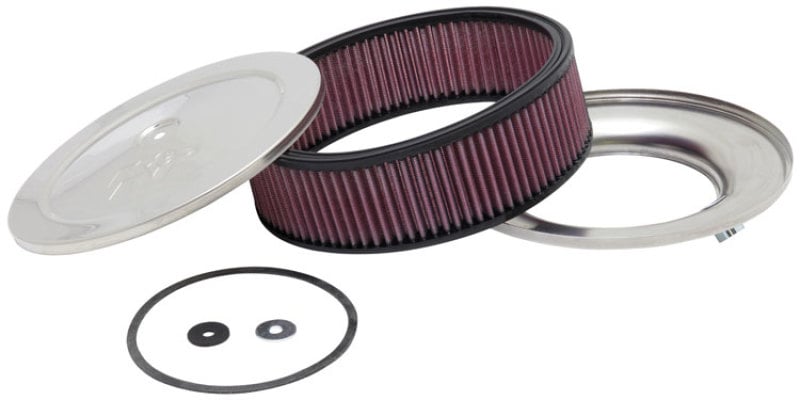 K&N Custom Round Filter 5-1/8in FLG / 9in OD x 4-1/8in HW/VENT - Image 2
