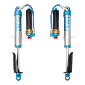 King Shocks 2018+ Jeep Wrangler JL Front 2.5 Dia Remote Res Shock for 0-2in Lift w/Adjuster (Pair)