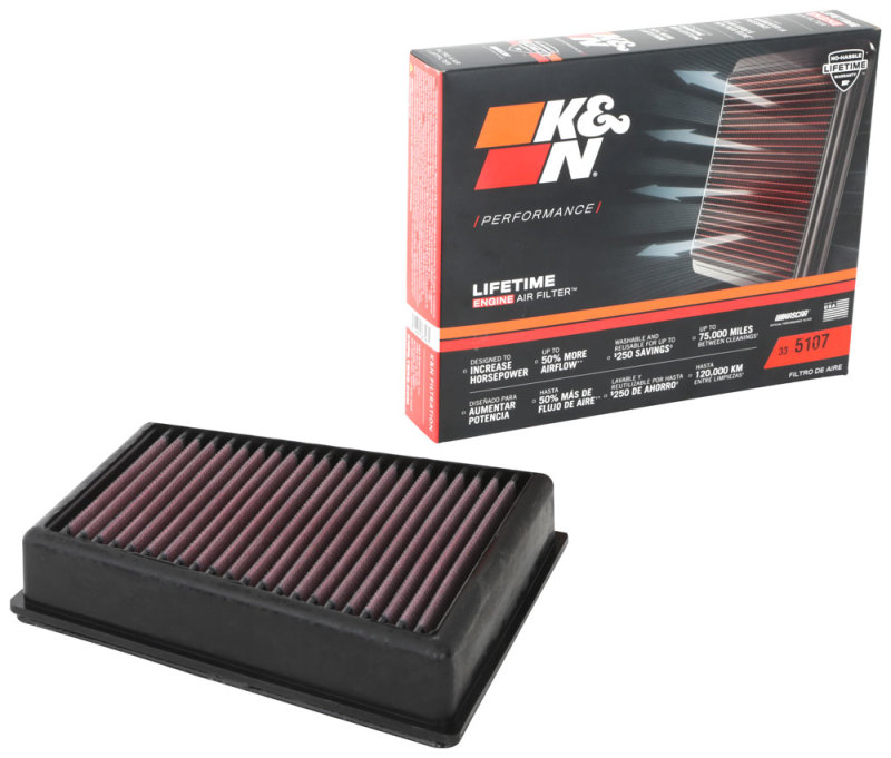 K&N 20-21 Buick Encore GX L3-1.2L F/I Replacement Drop In Air Filter - Image 4