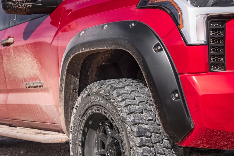 Bushwacker 22-23 Toyota Tundra Pocket Style Flares 4pc - Black - Image 2