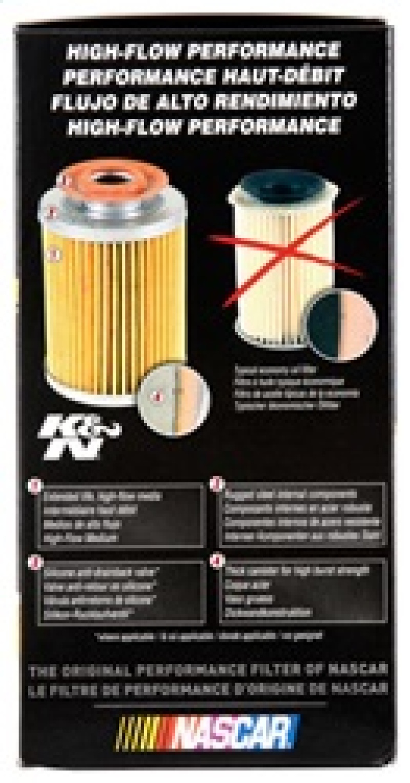 K&N Dodge Performance Gold Oil Filter - Image 9