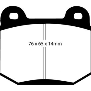 EBC 03-04 Infiniti G35 3.5 (Manual) (Brembo) Yellowstuff Rear Brake Pads