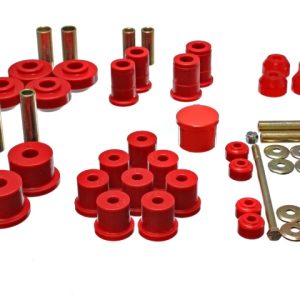 Energy Suspension 67-73 Ford Mustang Red Hyper-flex Master Bushing Set