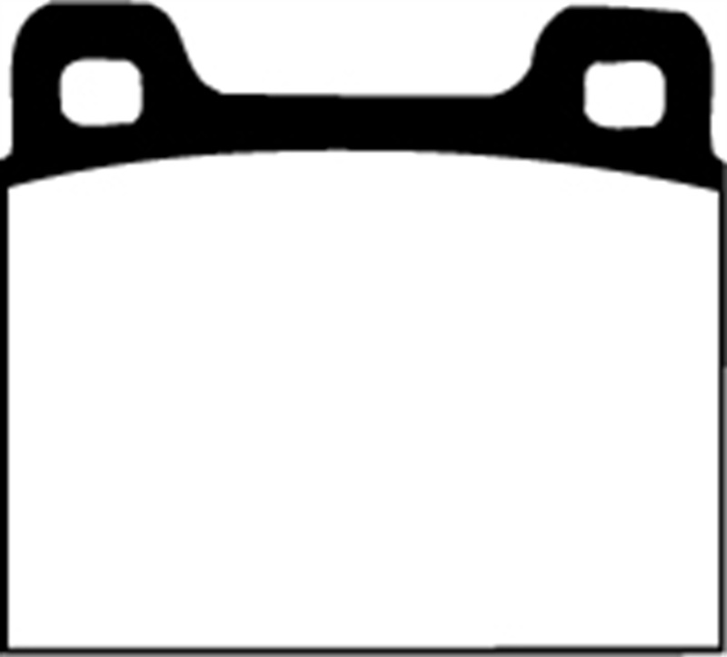 EBC 64-69 Porsche 911 2.0 (M Caliper) (Solid front rotor) Yellowstuff Front Brake Pads - Image 2