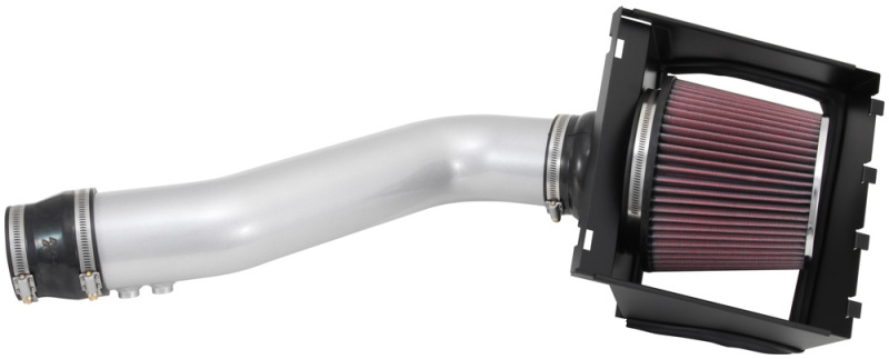 K&N 12-13 Ford F150 3.7L V6 Black High-Flow Performance Intake - Image 4