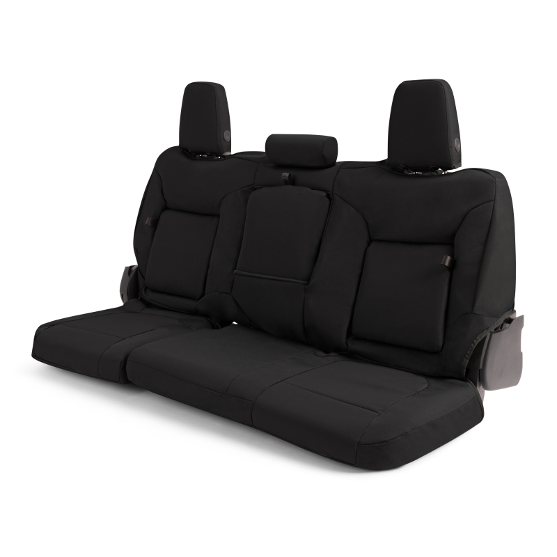 Covercraft 19-24 Chevrolet Silverado Endura PrecisionFit Custom Second Row Seat Covers - Black/Black - Image 10