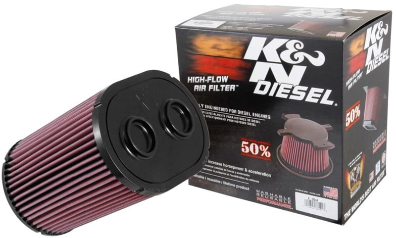 K&N 2017 Ford F250 Super Duty V8-6.7L DSL Replacement Drop In Air Filter - Image 3