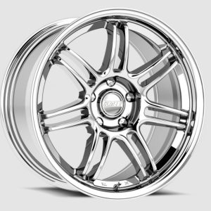 Kansei K17X Seven 18x10.5in / 5x114.3 BP / 12mm Offset / 73.1mm Bore - Chrome