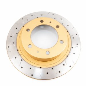 DBA 05-09 Toyota Tacoma (6 lugs) / 06+ Lexus GX470 Front Drilled & Slotted 4000 Series Rotor