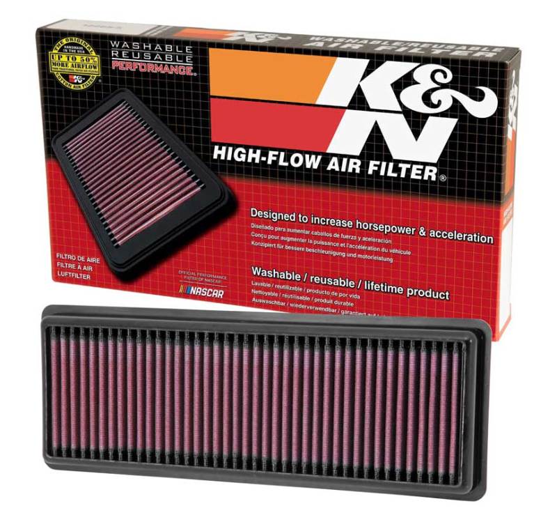 K&N 12 Fiat 500 Abarth 1.4L Replacement Air Filter - Image 8