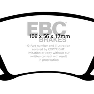 EBC 05-08 Audi A4 2.0L Turbo Bluestuff Rear Brake Pads