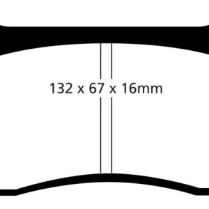 EBC 99-03 Aston Martin DB7 5.9 Bluestuff Front Brake Pads