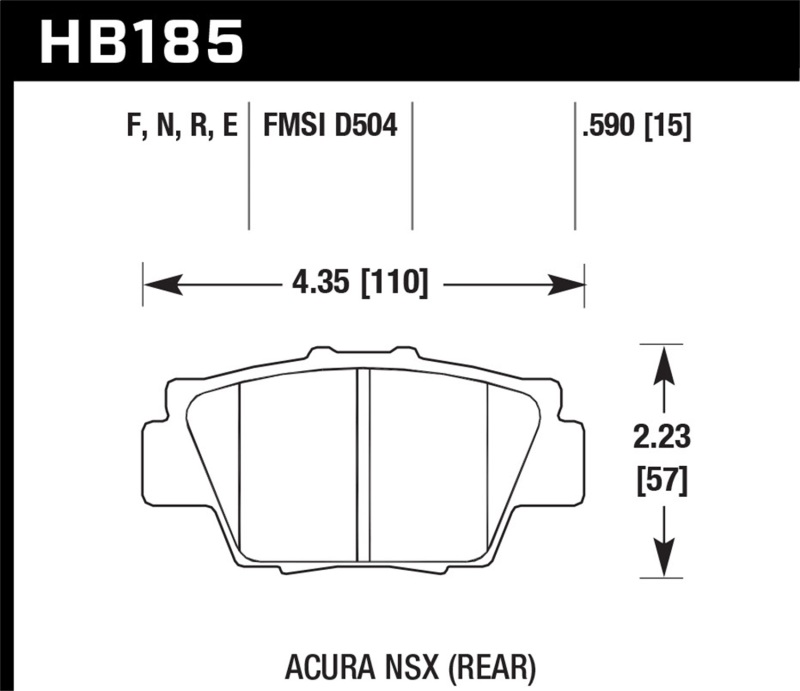 Hawk HP+ Street Brake Pads - Image 9