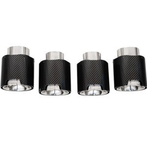 Corsa 2020-25 Chevrolet Corvette C8 RWD 4.5in Carbon Fiber Polished Tip Kit (For Corsa Exhaust Only)
