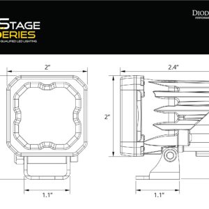 Diode Dynamics 2023+ Chevrolet Colorado SSC1 LED Fog Light Kit