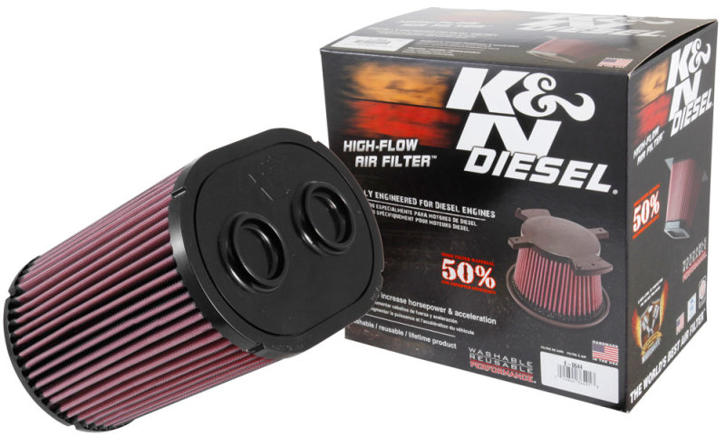 K&N 2017 Ford F250 Super Duty V8-6.7L DSL Replacement Drop In Air Filter - Image 5