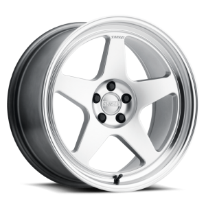 Kansei K12H Knp 17x9.5in / 5x114.3 BP / 12mm Offset / 73.1mm Bore - Hyper Silver Wheel