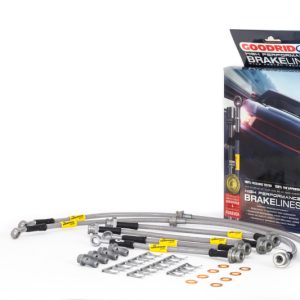 Goodridge 13-15 Nissan Sentra w/ Rear Disc Brakes SS Brake Line Kit