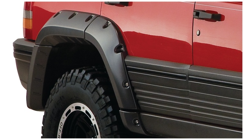 Bushwacker 93-98 Jeep Grand Cherokee Cutout Style Flares 4pc - Black - Image 10