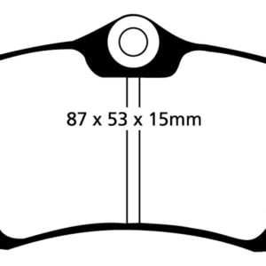 EBC 10-13 Audi A3 2.0 TD Redstuff Rear Brake Pads
