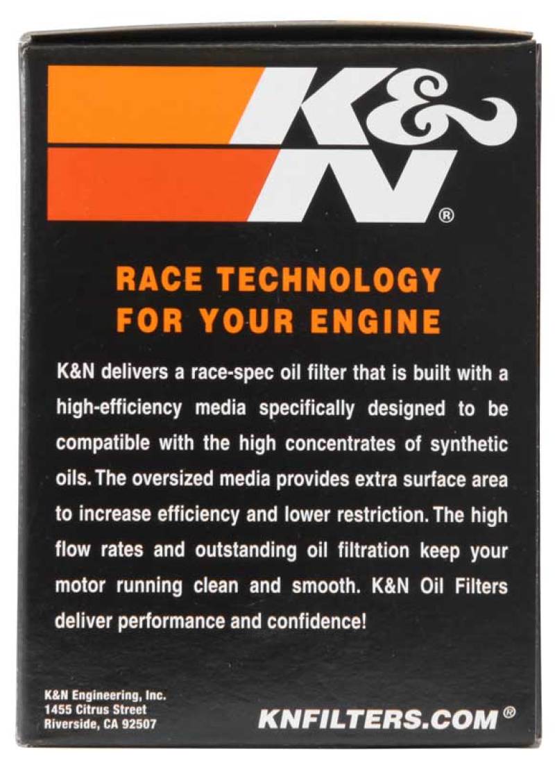 K&N Harley-Davidson 3in OD x 4.063in H Chrome Oil Filter - Image 7