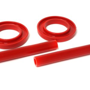 Energy Suspension 83-04 Ford Mustang SVO Red Front Spring Upper & Lower Isolator Set
