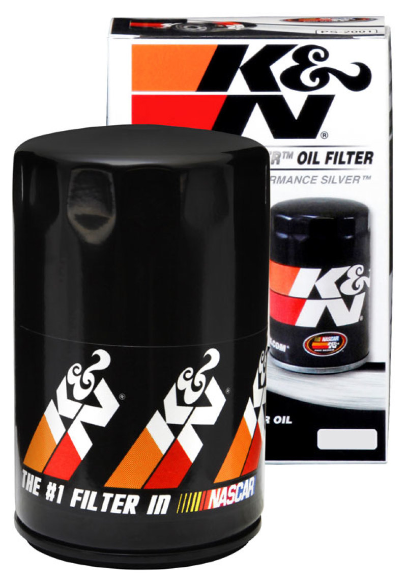 K&N Oil Filter for Nissan/Ford/Toyota/Audi/Chevy/Subaru/VW/Porsche/BMW 3in OD x 5.063in H - Image 3
