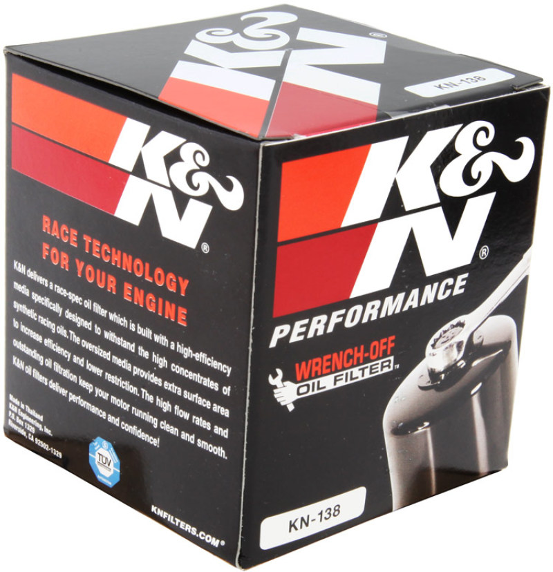 K&N Suzuki / Arctic Cat / Cagiva / Kawasaki / Kymco / Aprilia 2.813in OD x 3.031in H Oil Filter - Image 9
