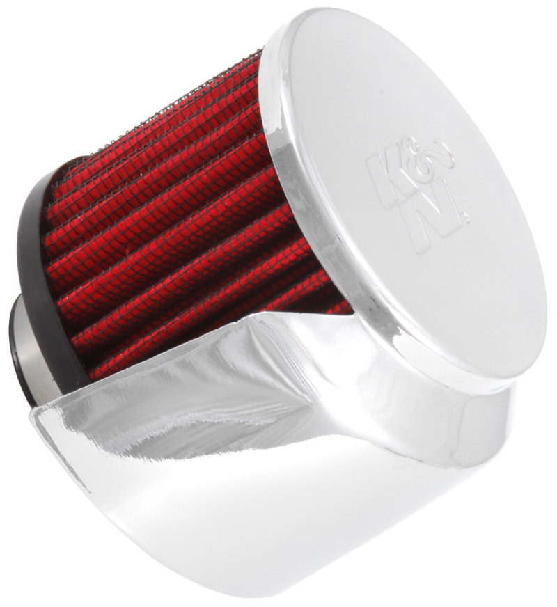 K&N 1.375in Flange ID x 3in OD x 2.5in Height Clamp On Crankcase Vent Filter - Image 2