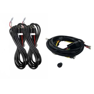 KC HiLiTES Platform One Profile SideCast 4-Light Wiring Kit for 03-23 Lexus GX/Toyota LC