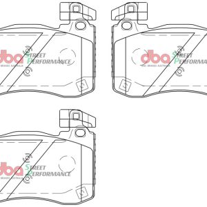 DBA 2018+ Kia Stinger V6 Twin Turbo SP Performance Front Brake Pads