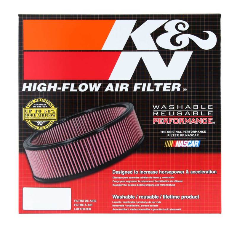 K&N Universal Round Air Filter 9in OD / 7-1/2in ID / 4in Height - Image 6