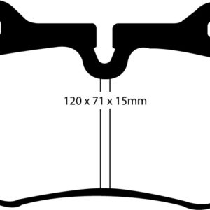 EBC 03-04 Infiniti G35 3.5 (Manual) (Brembo) Redstuff Front Brake Pads