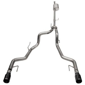 Corsa 2022-2025 Ford F-150 SuperCrew/5.5ft Bed 5.0L V8 Sport Cat-Back Dual Rear Exit-Black PVD