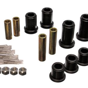 Energy Suspension 01-06 GM Silverado C2500 HD 2WD/K2500 HD 4WD Blk Front End Control Arm Bushing Set