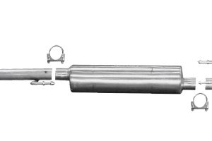 Gibson 05-13 Toyota Tacoma Base 4.0L 2.5in Cat-Back Single Exhaust - Aluminized