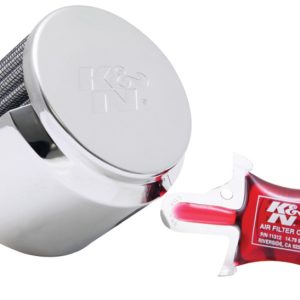 K&N 1in Flange L x 3in OD x 2.5in Height Clamp On Crankcase Vent Filter