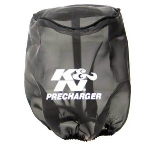 K&N PreCharger Tapered Air Filter Wrap Black 6in Height / 6in Diameter