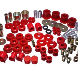 Energy Suspension 15-16 Ford Mustang Red Hyper-Flex Master Bushing Set
