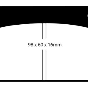 EBC 66-68 Volvo 140 1.8 Redstuff Front Brake Pads