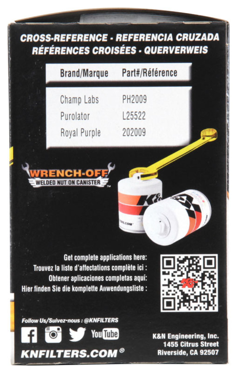 K&N Oil Filter OIL FILTER; AUTOMOTIVE - Image 7