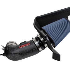 Corsa 17-24 Chevrolet Camaro ZL1 Matte Forged Carbon Fiber Air Intake w/ MaxFlow 5 Oiled Filter